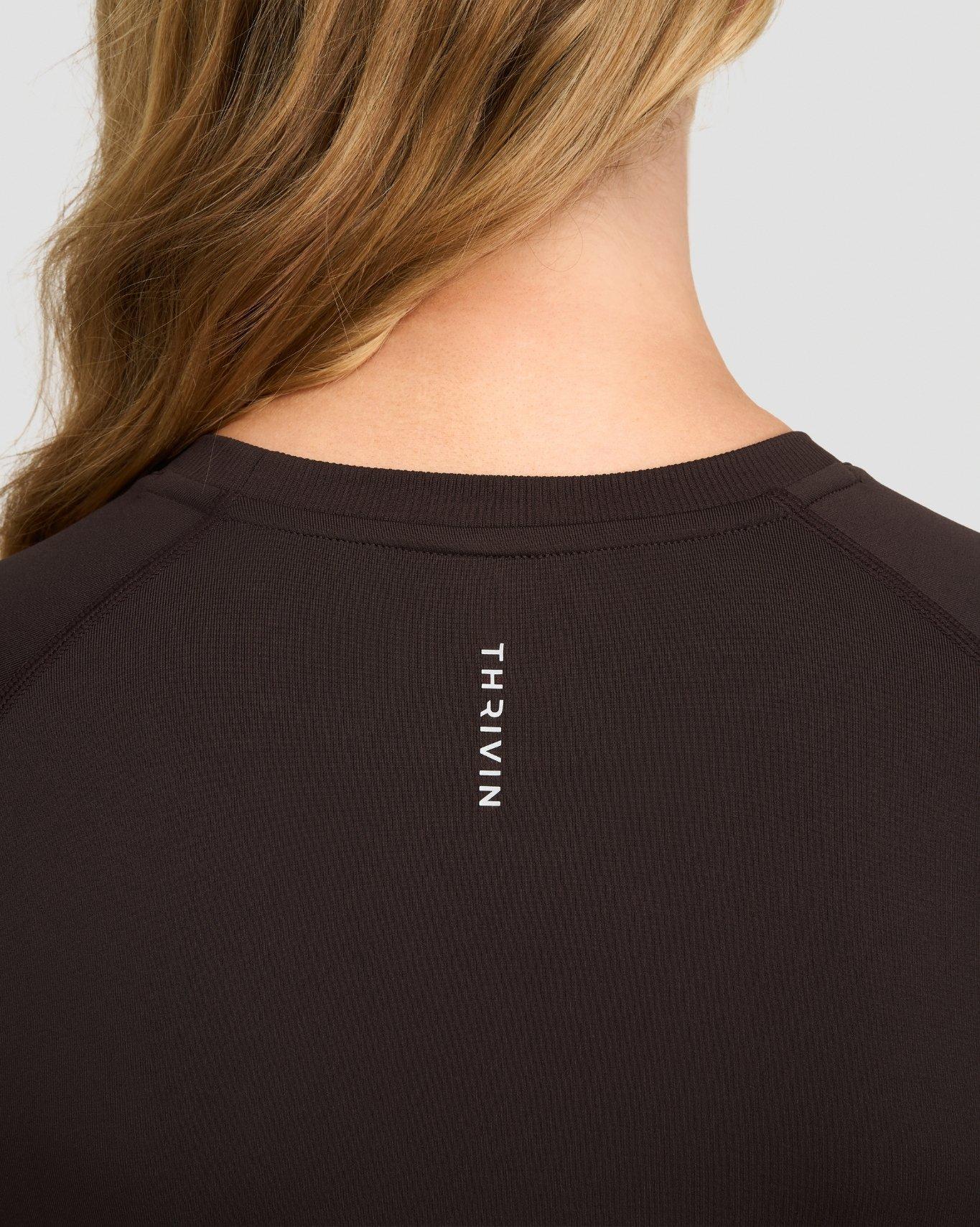 Elevate™ Compression T-shirt | Coffee - Image 6
