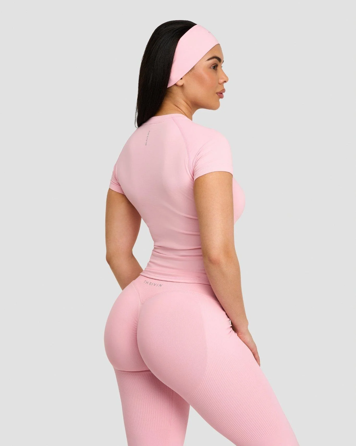 Elevate™ Compression T-shirt | Cotton Pink - Image 4