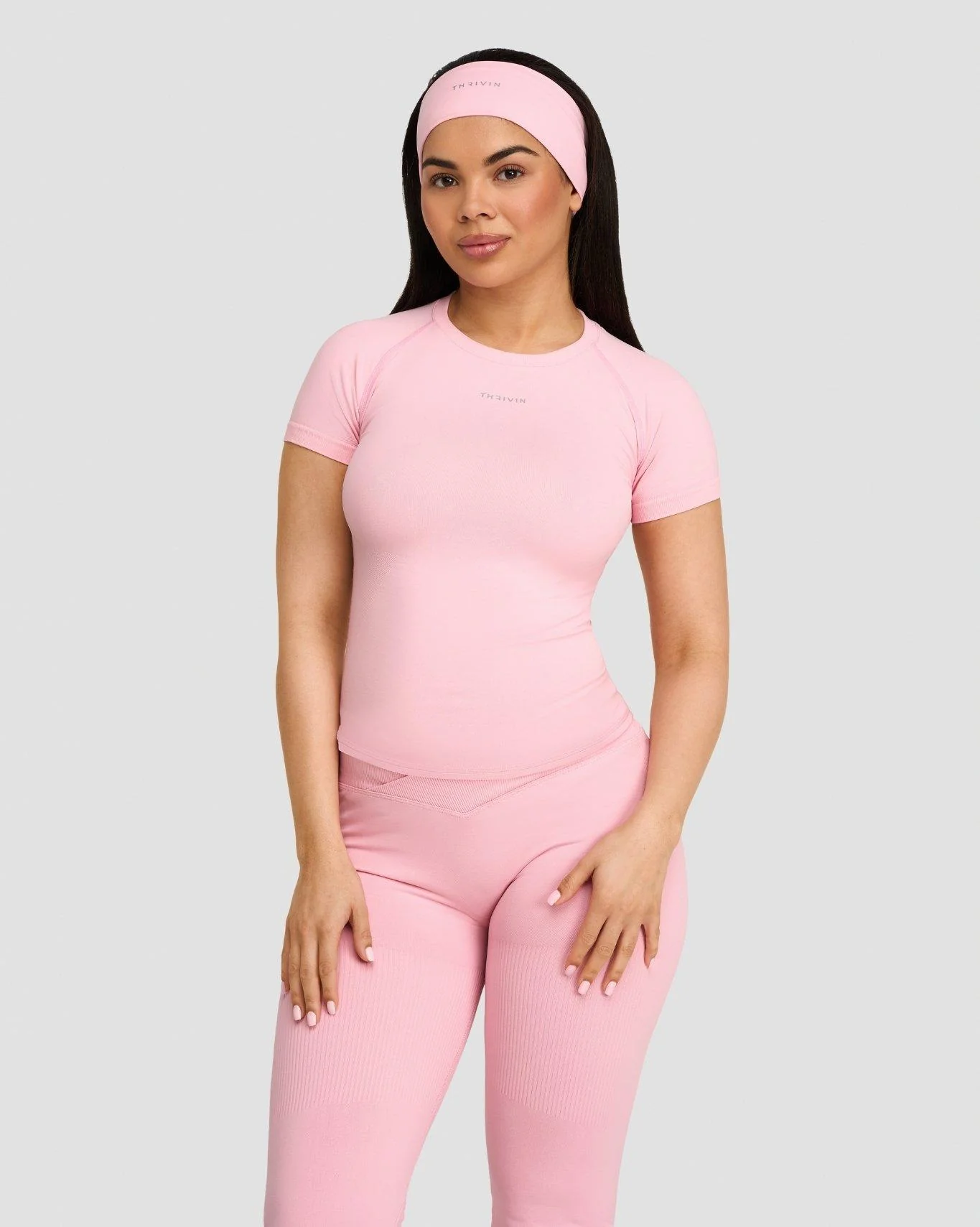 Elevate™ Compression T-shirt | Cotton Pink - Image 5
