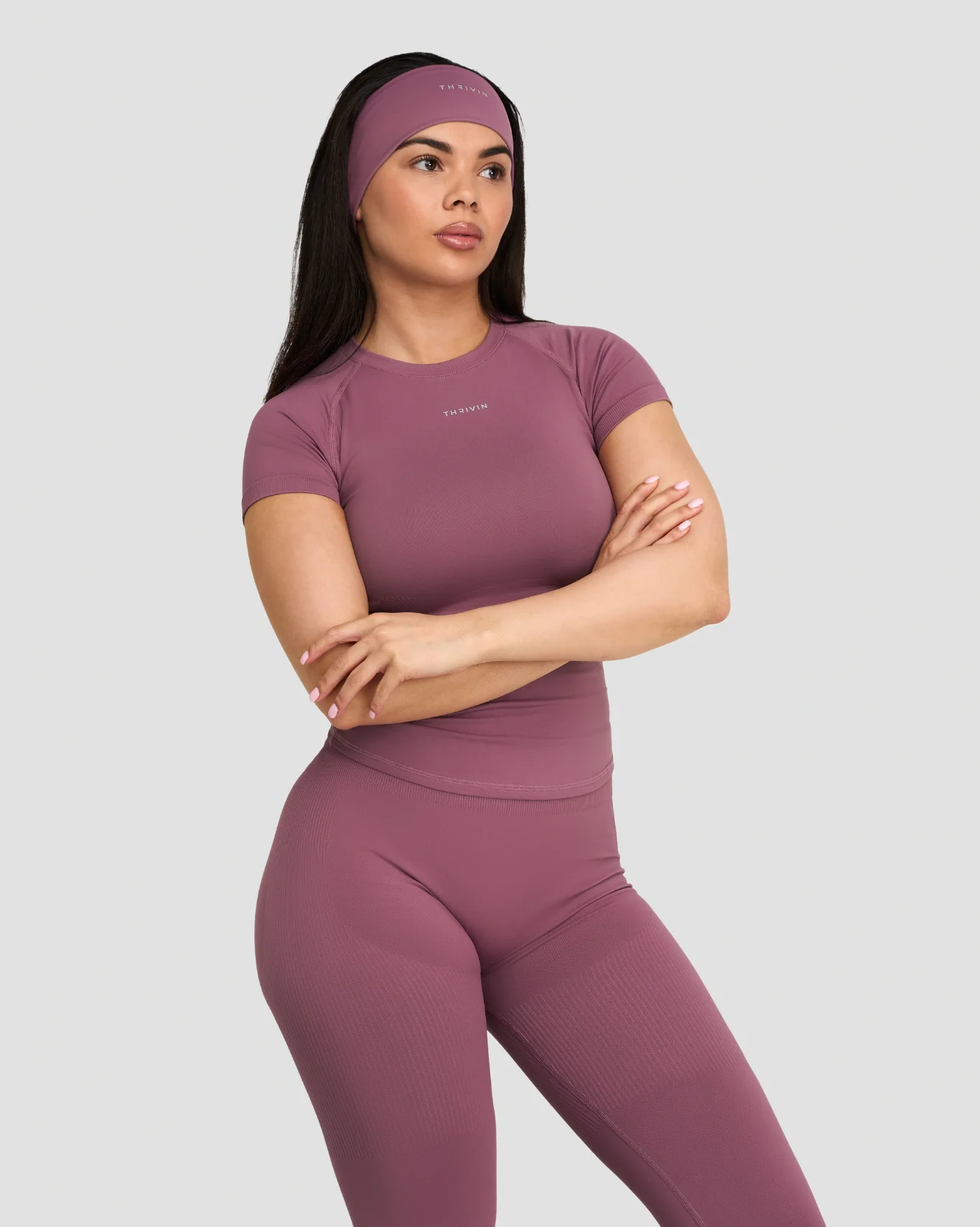 Elevate™ Compression T-shirt | Orchid Mauve - Image 3