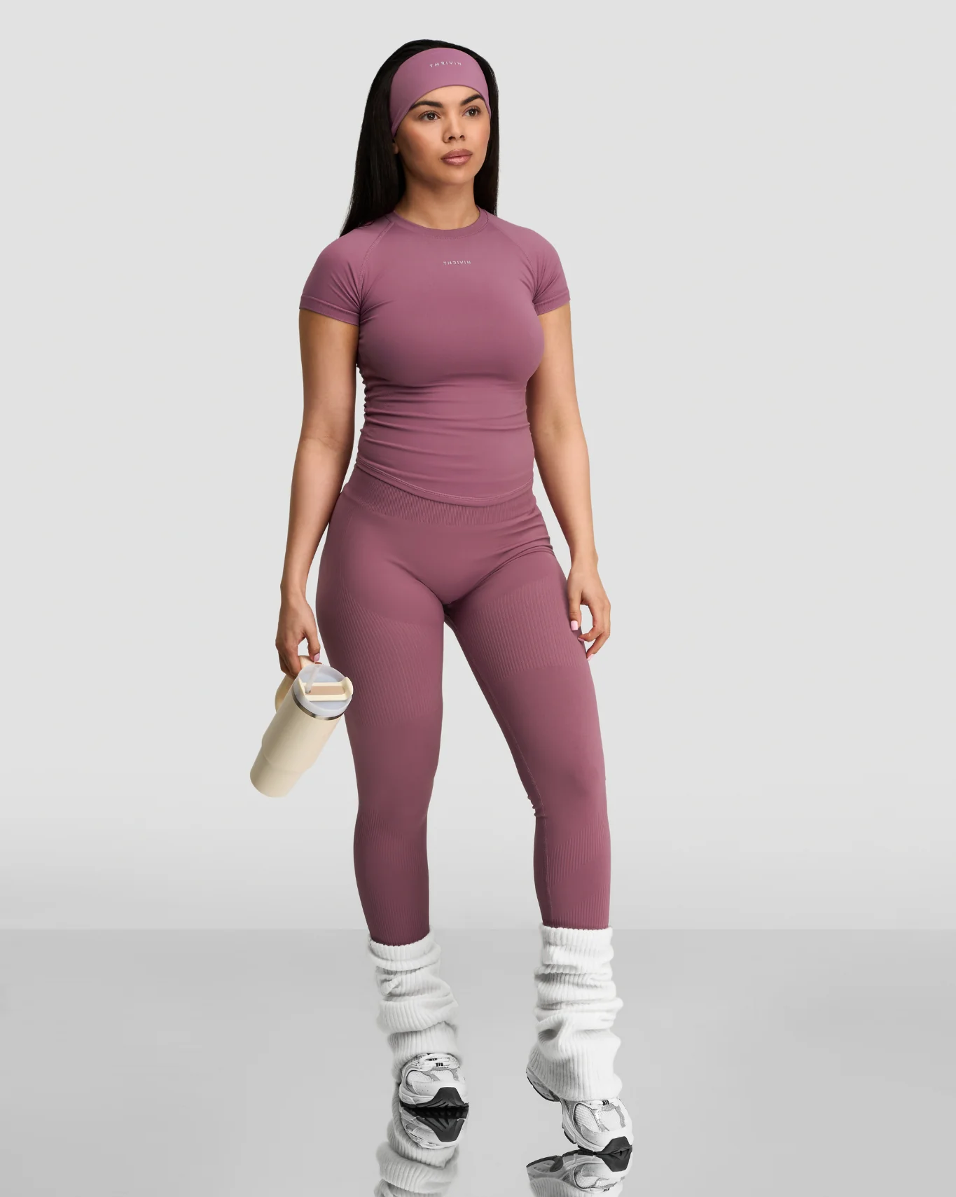 Elevate™ Compression T-shirt | Orchid Mauve - Image 5