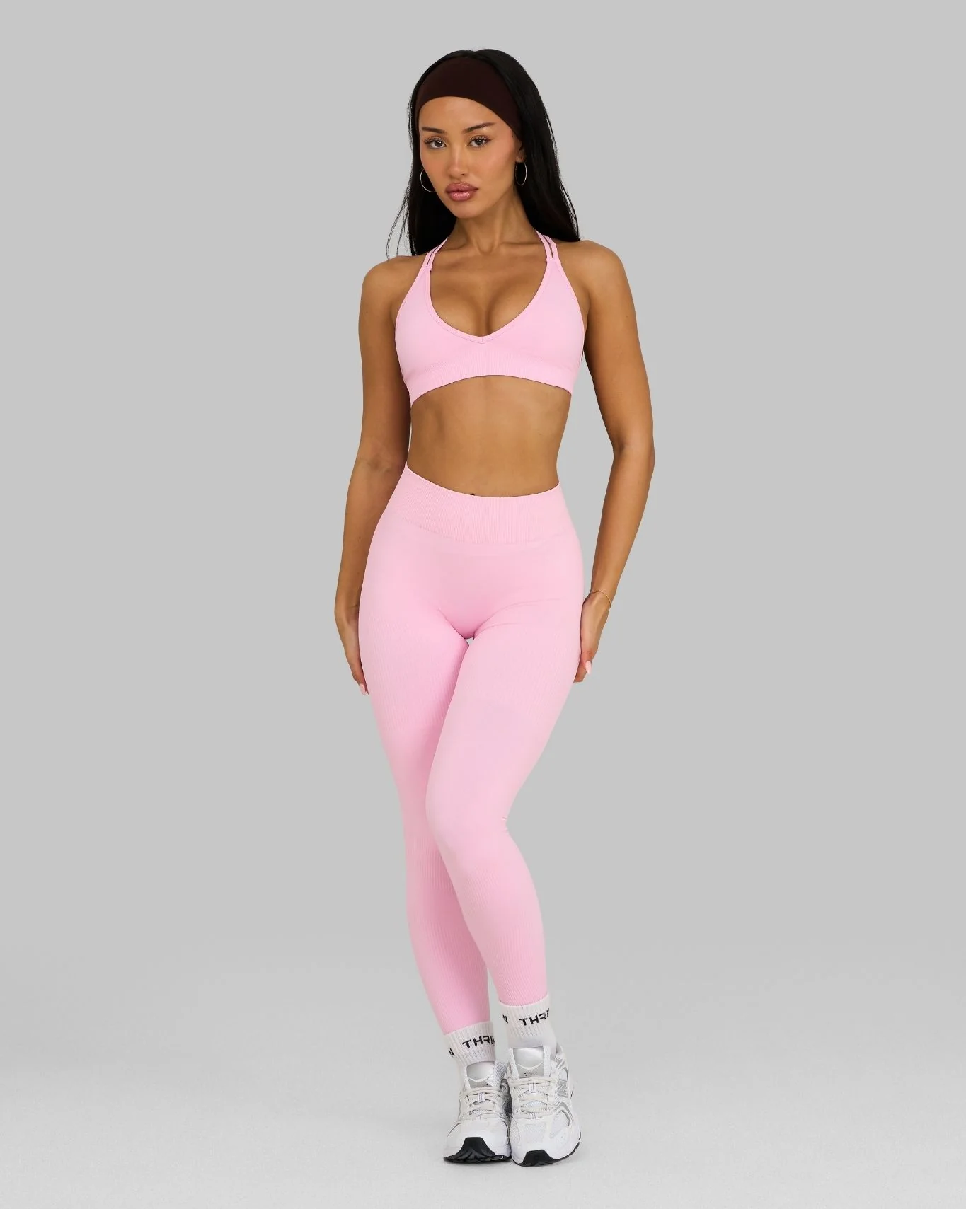 Elevate™ Sculpting Mid Waist Scrunch Leggings | Candy Pink - Image 5