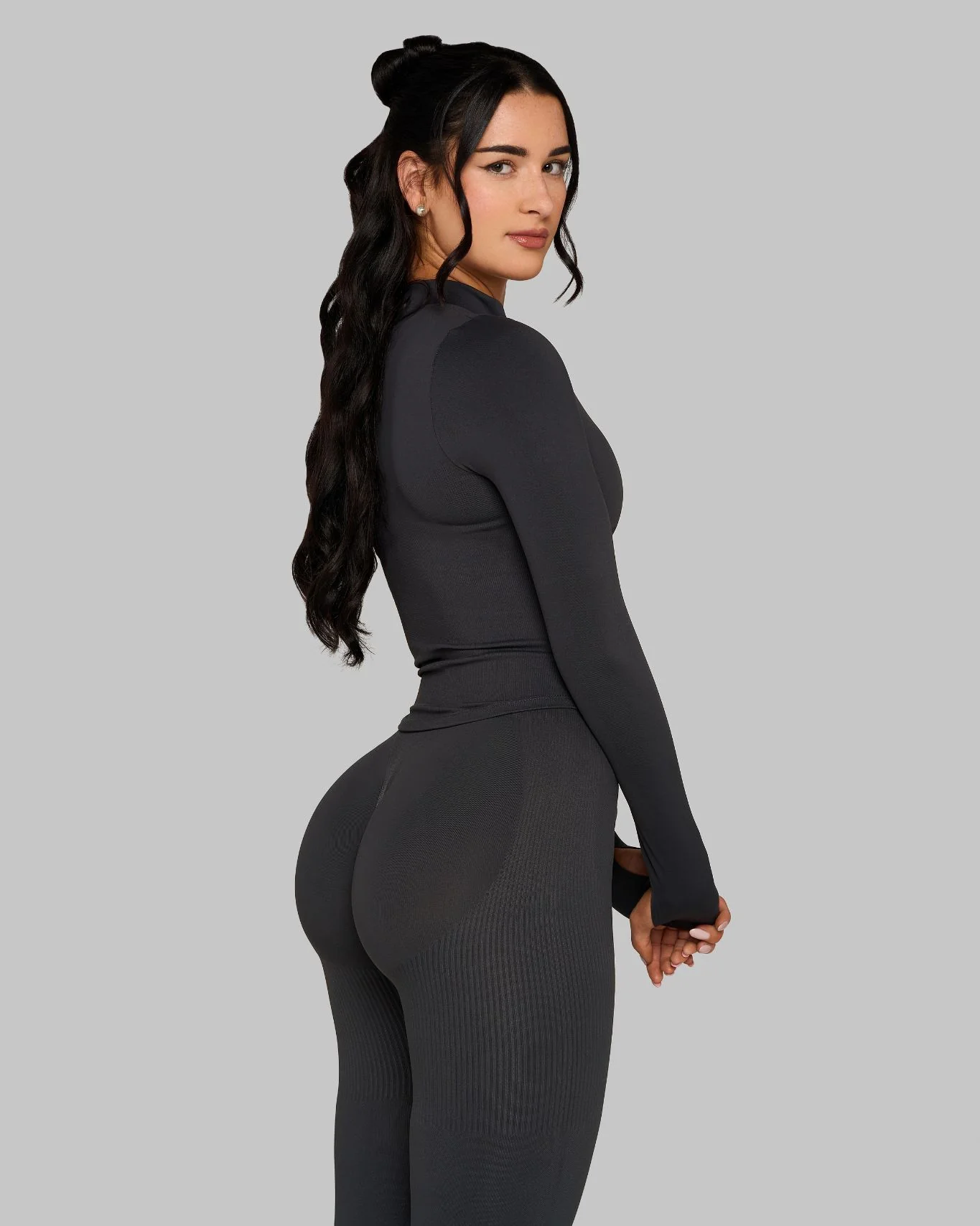 Elevate™ Sculpting Seamless Jacket | Charcoal Grey - Image 4