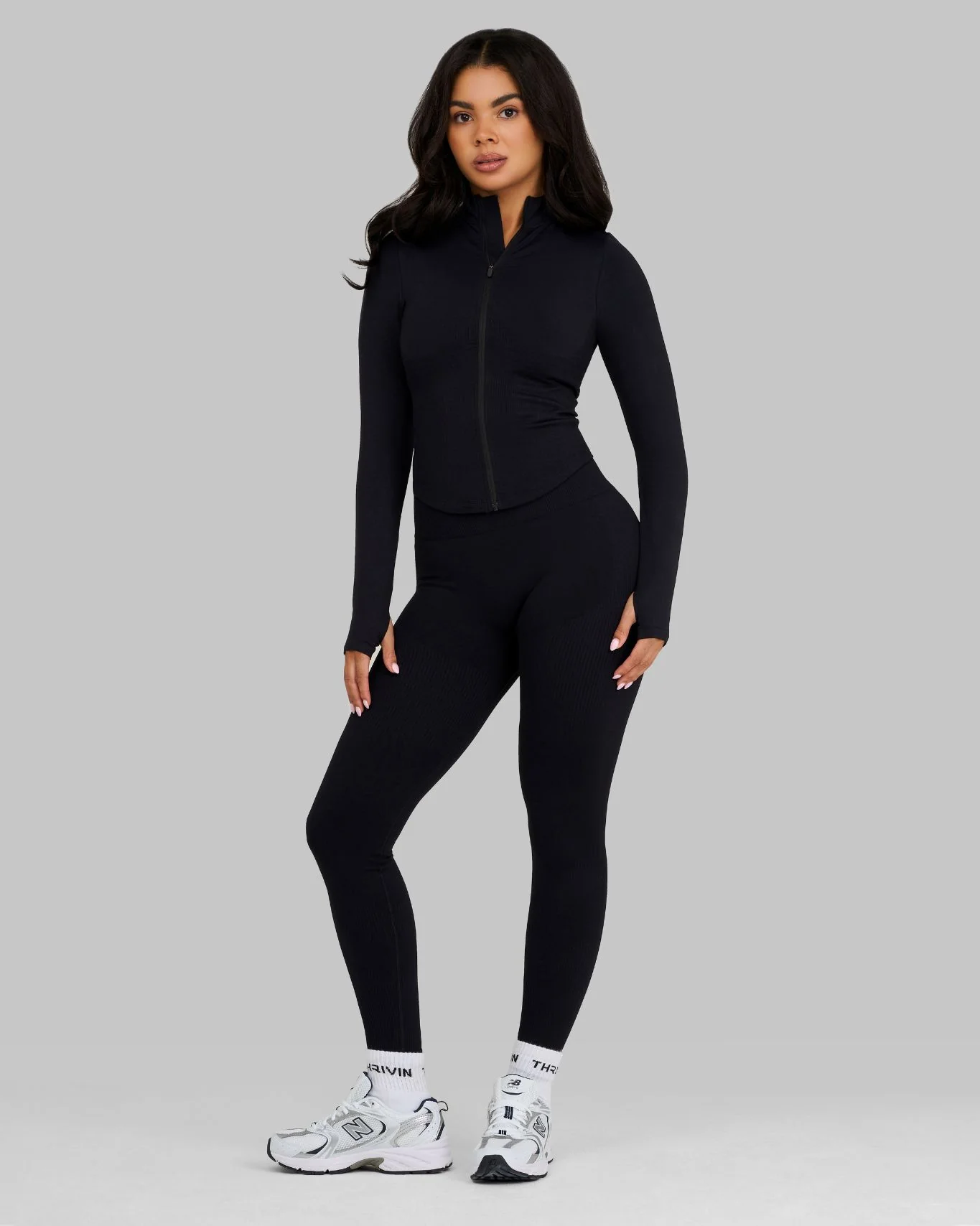 Elevate™ Sculpting Seamless Jacket | Night Black - Image 3