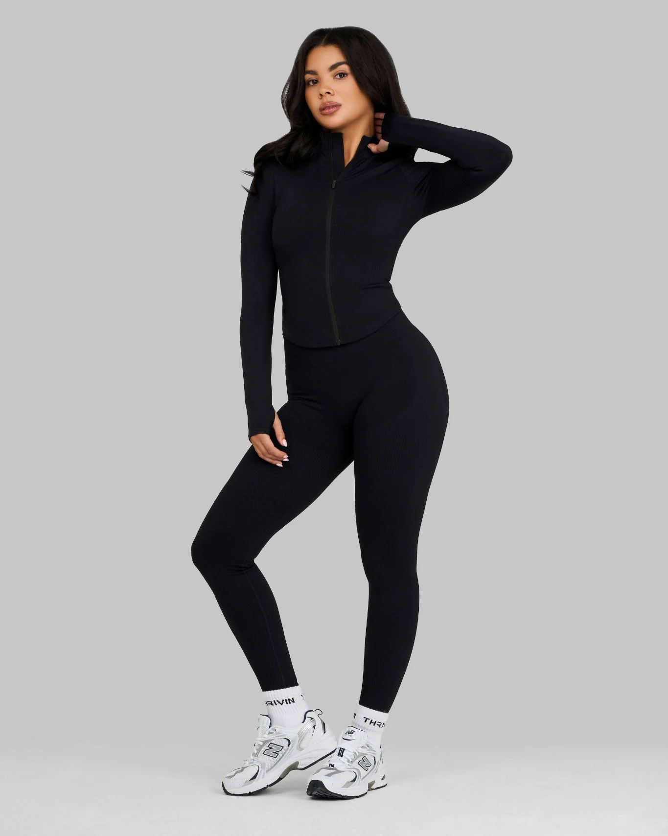 Elevate™ Sculpting Seamless Jacket | Night Black - Image 4