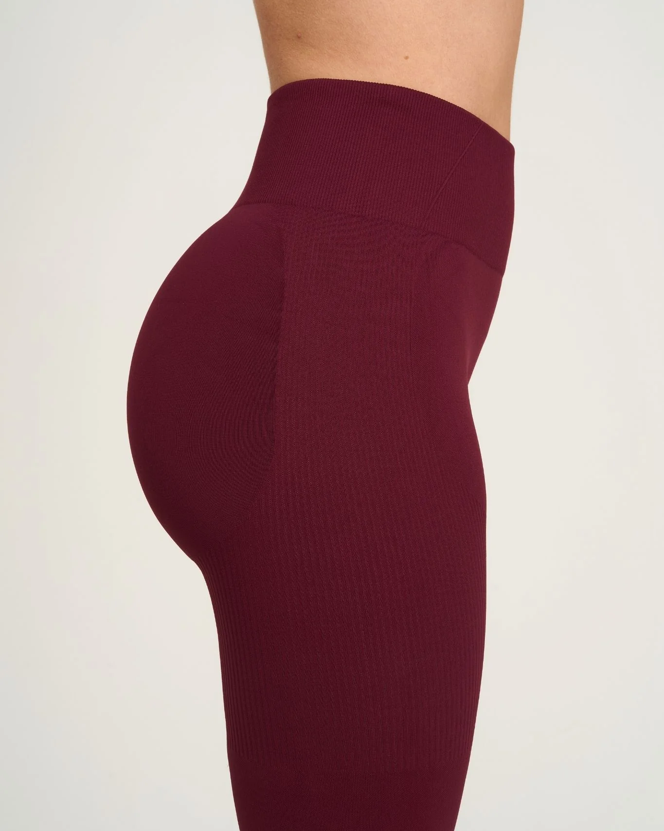 Elevate™ Sculpting High Waist Scrunch Leggings | Merlot - Image 5