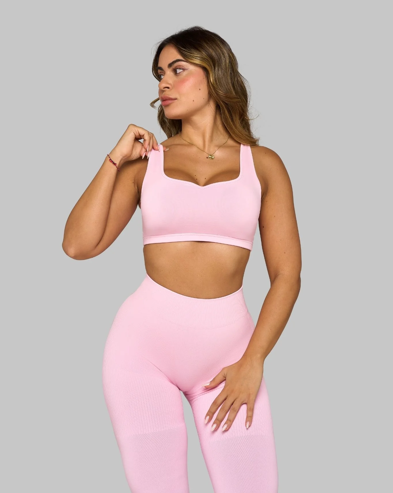 Elevate™ Sweetheart Impact Bra | Candy Pink - Image 3