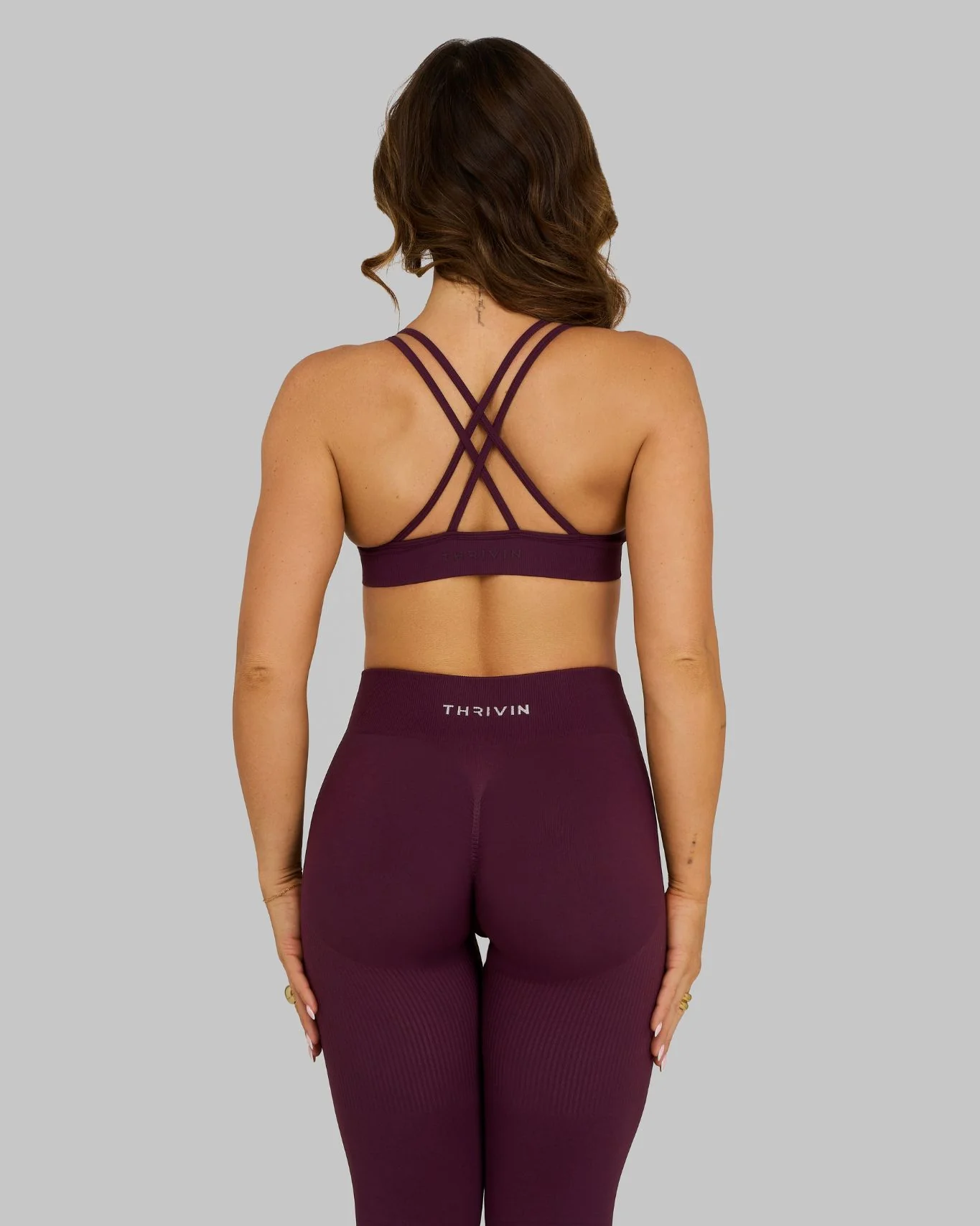 Elevate™ Sculpting Seamless High Apex Bra | Winter Plum - Image 3