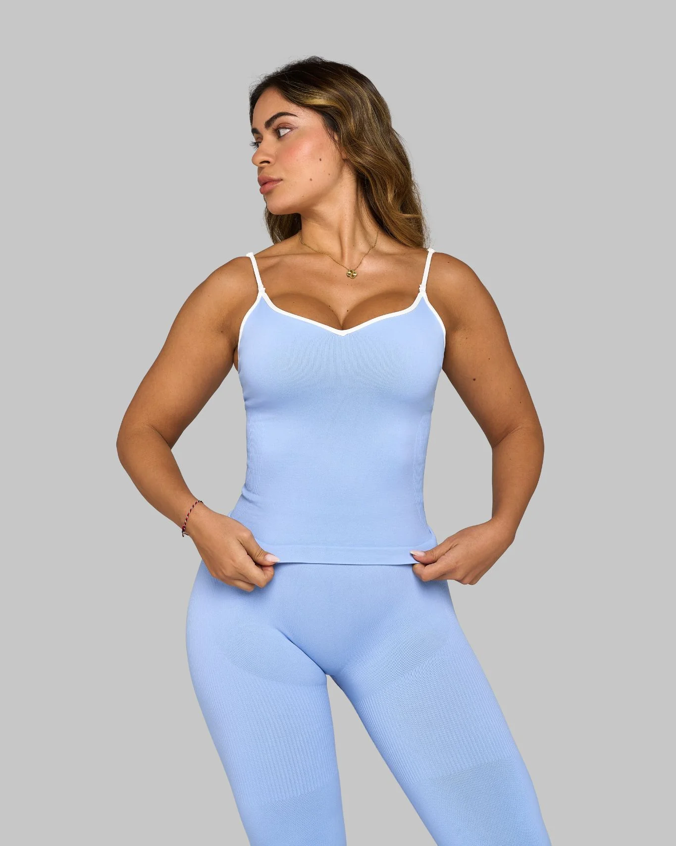 Outline Sweetheart Tanktop | Glacier - Image 4