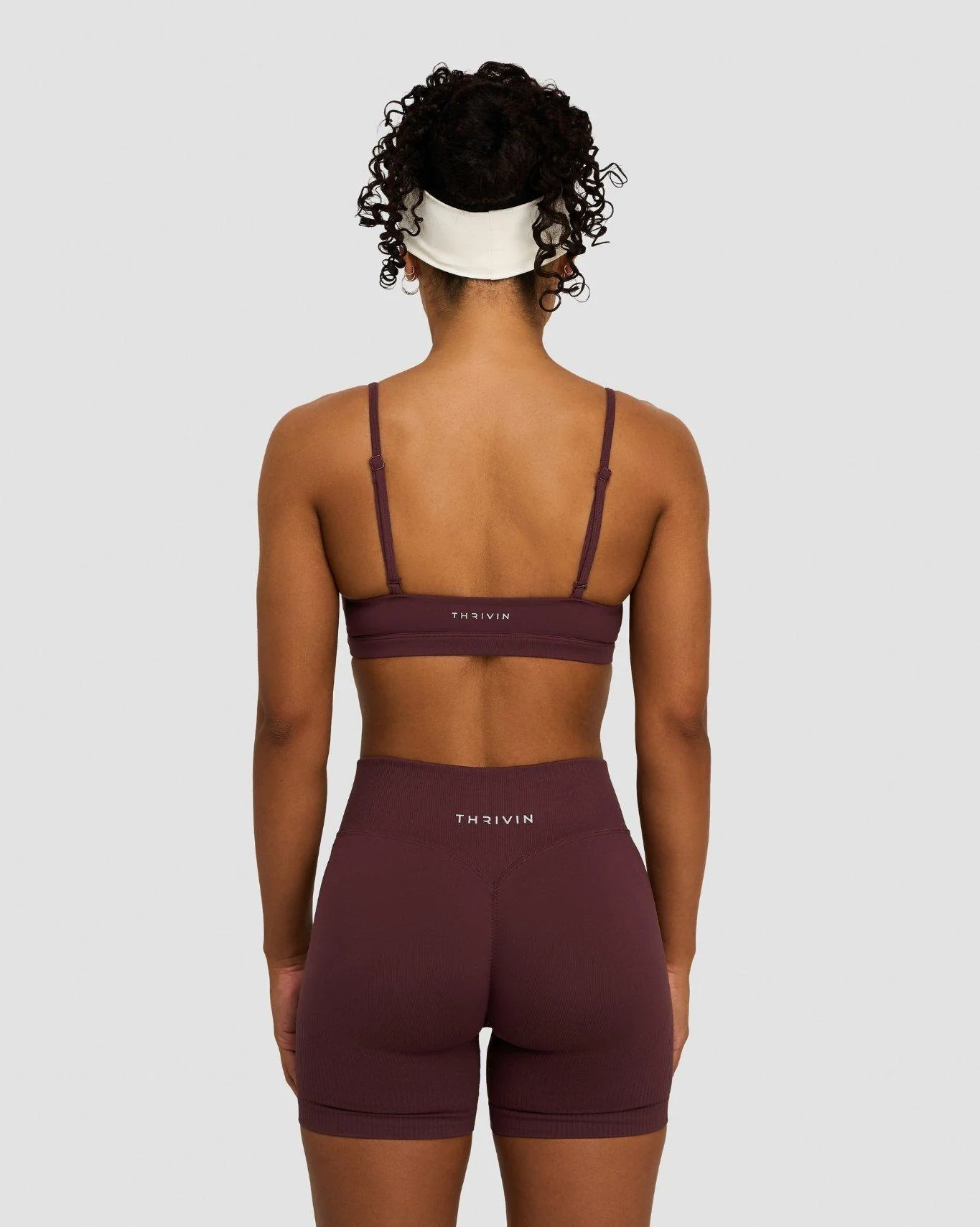 Elevate™ Sculpting Seamless Scoop Neck Bra | Dark Mauve - Image 4